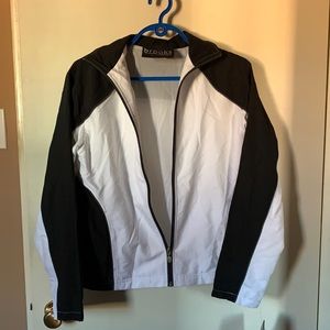 BROOKS Yoga Jacket - Medium Black and White